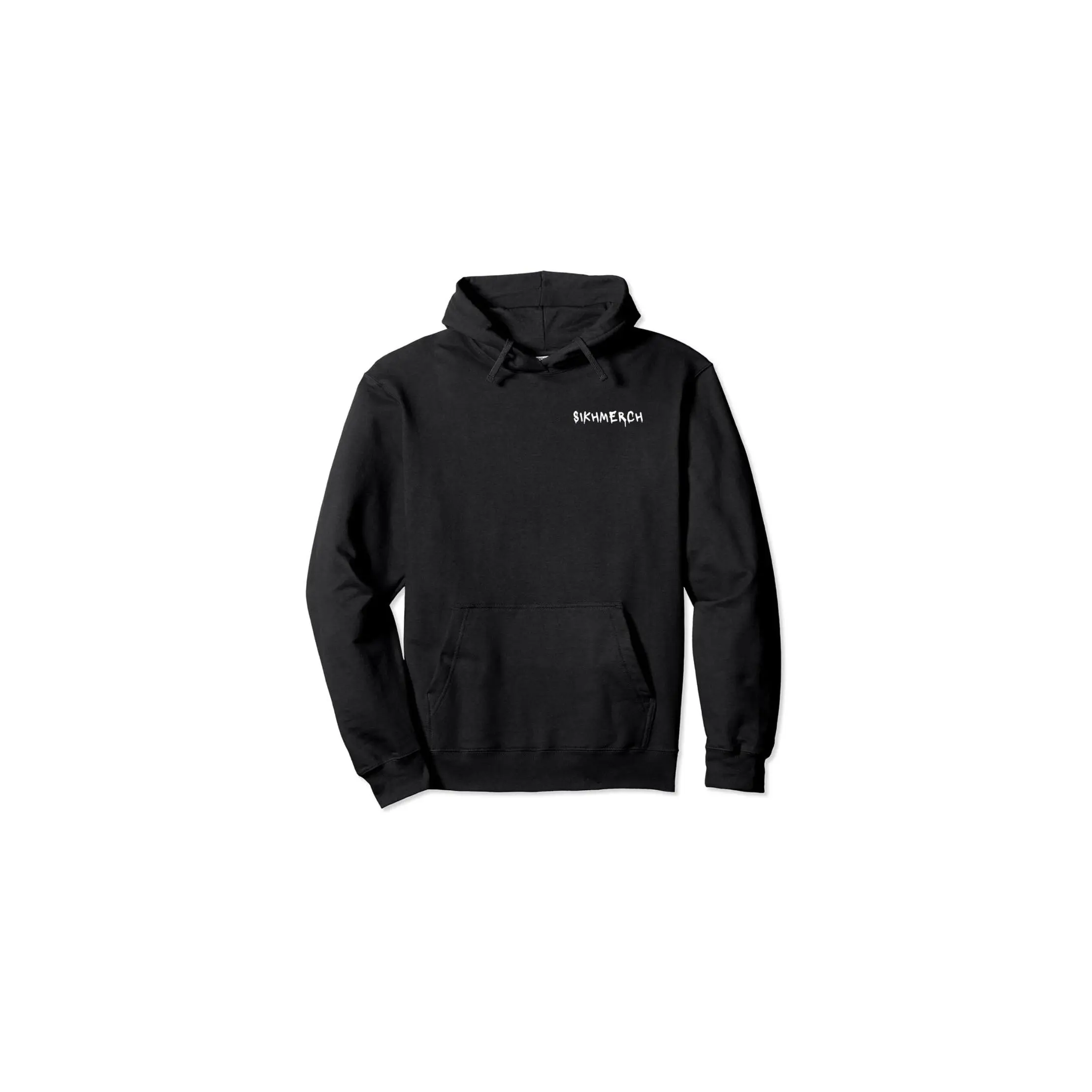 SikhMerch Pullover Hoodie Classic Menswear Sleeve Hem