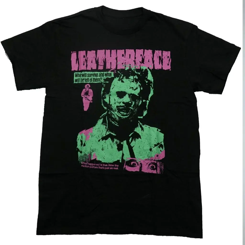 Leatherface Vintage Bootleg Graphic Tee Bubba Sawyer Slasher Horror Fan Shirt HY6094