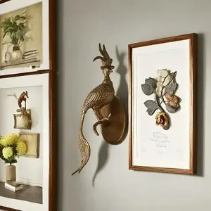 Creative Bird Head Wall Decor, Animal Design 1 Count 3D Resin Art Decoration, Wall Hanging Decor for Living Room, Bedroom, Kitchen, Bathroom, Home Wall Decor