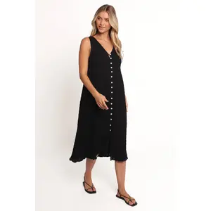 Sam Midi Dress - Black