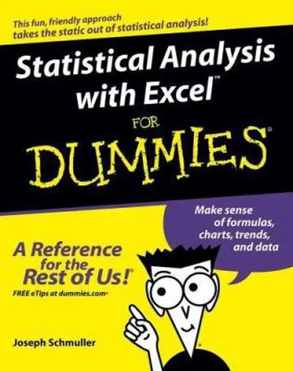 USED Book - Statistical Analysis with Excel For Dummies by Joseph Schmuller (Paperback) - english