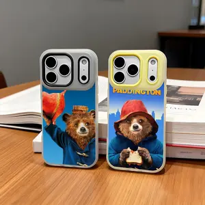 Paddington Bear Cartoon Phone Case Anti-Yellowing Clear Jelly Smartphone iPhone Case 17-12 Slim Soft TPU Shockproof Scratch-Resistant Cover Trendy Colors Ultra Lightweight for Daily/Travel/Work Use