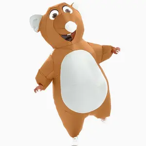 Inflatable mouse costume for adults, unisex inflatable clothing - full-body mouse-shaped inflatable costume for Halloween, carnival, Christmas and party events