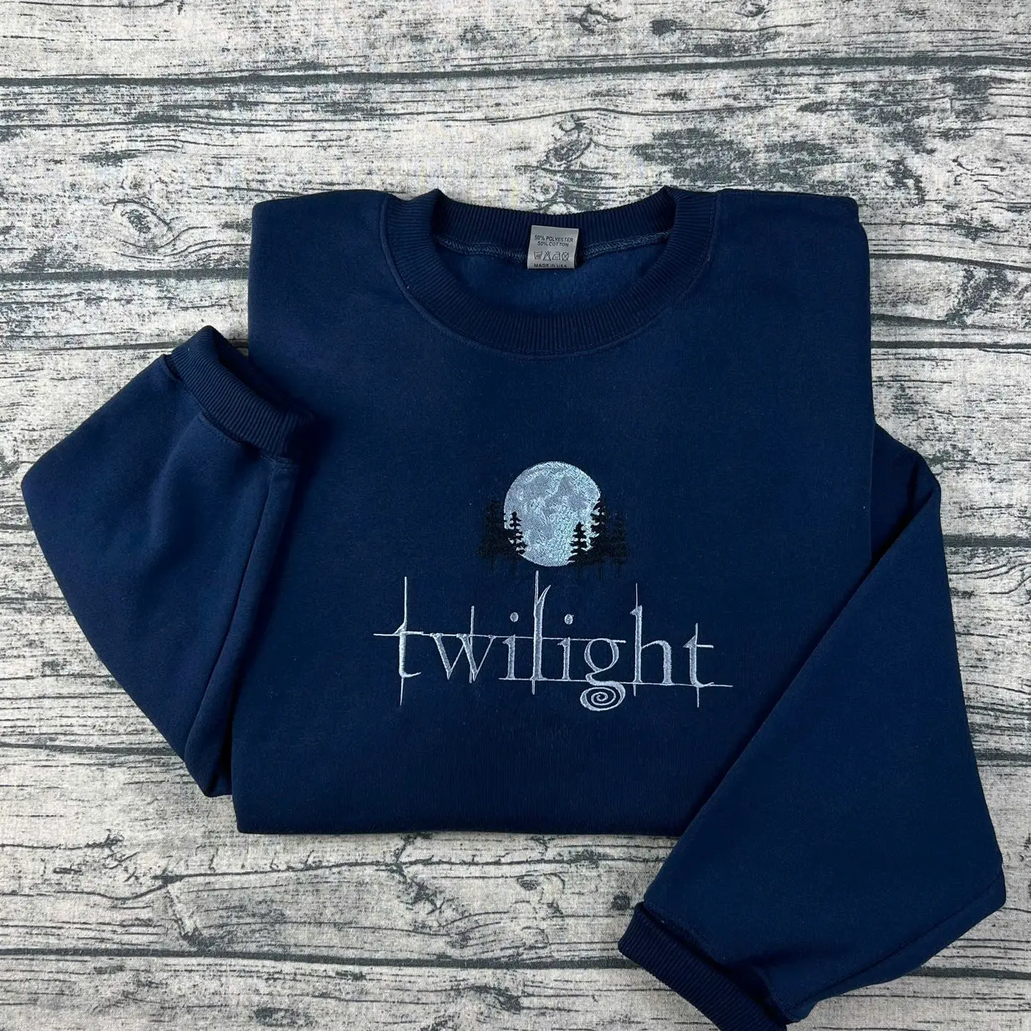 Twilight Embroidered Sweatshirt, Edward Cullen Shirt, Twilight Saga, Bellaswan, Jacoobblack, Bookish Merch