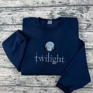Twilight Embroidered Sweatshirt, Edward Cullen Shirt, Twilight Saga, Bellaswan, Jacoobblack, Bookish Merch