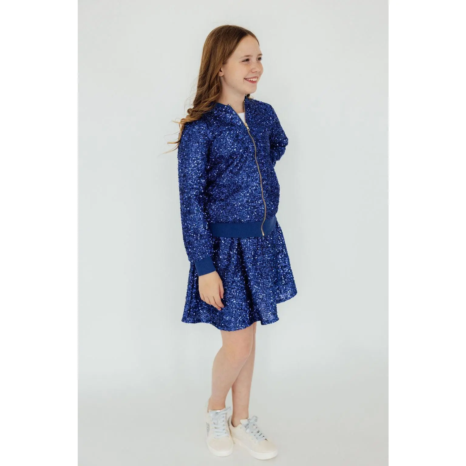 Royal Blue Sequin Twirl Skort