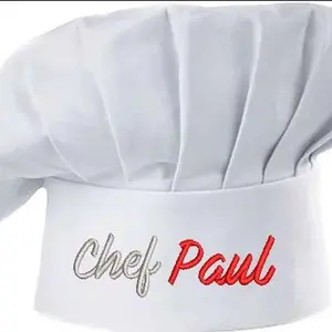 Embroidered chef hat Personalized, Custom Embroidered Chef Hat, Chef Gift, Cook Hat Gif, Cooking Gift Personalized