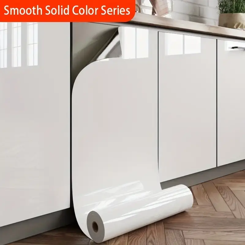 One roll[23.62*393.70 in]，Self adhesive cabinet&drawer lining - waterproof and oil resistant kitchen wallpaper, easy to install and remove