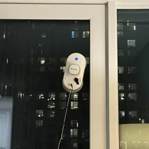 Window Cleaner Robot with Edge Detection 3.0, Smart Path Planning, Water Spray & App Control Appliances Cleaning Machine Round Motor Automatic