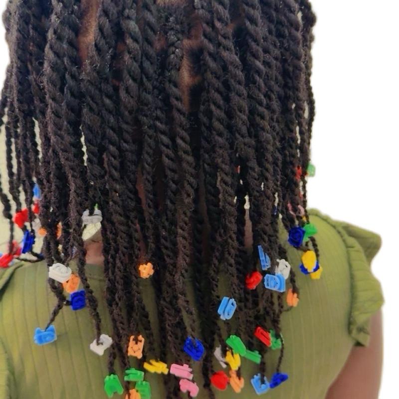 STAR Hair Barrettes Mini Letter A BC Accessories Collection Colorful Alphabet Clips for Styling Cute Versatile Fun Hair Accessories