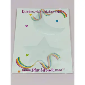 Set Moon Star Rainbow Suncatcher Cling