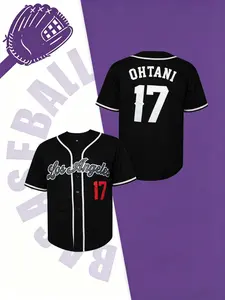 Baseball Jersey Size 17, Quick-Dry Short Sleeve, High-Quality Experience, Casual Loose-Fit, Spring & Fall Style, Sport Jersey