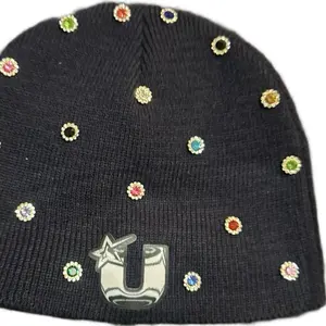 Unovintage Rhinestone Beanies