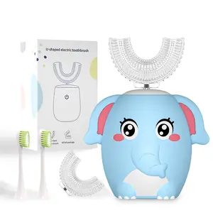 Children's electric toothbrush 6-12 years old and above 3-5-8 years old U-shaped toothbrush U-shaped children's rechargeable girls