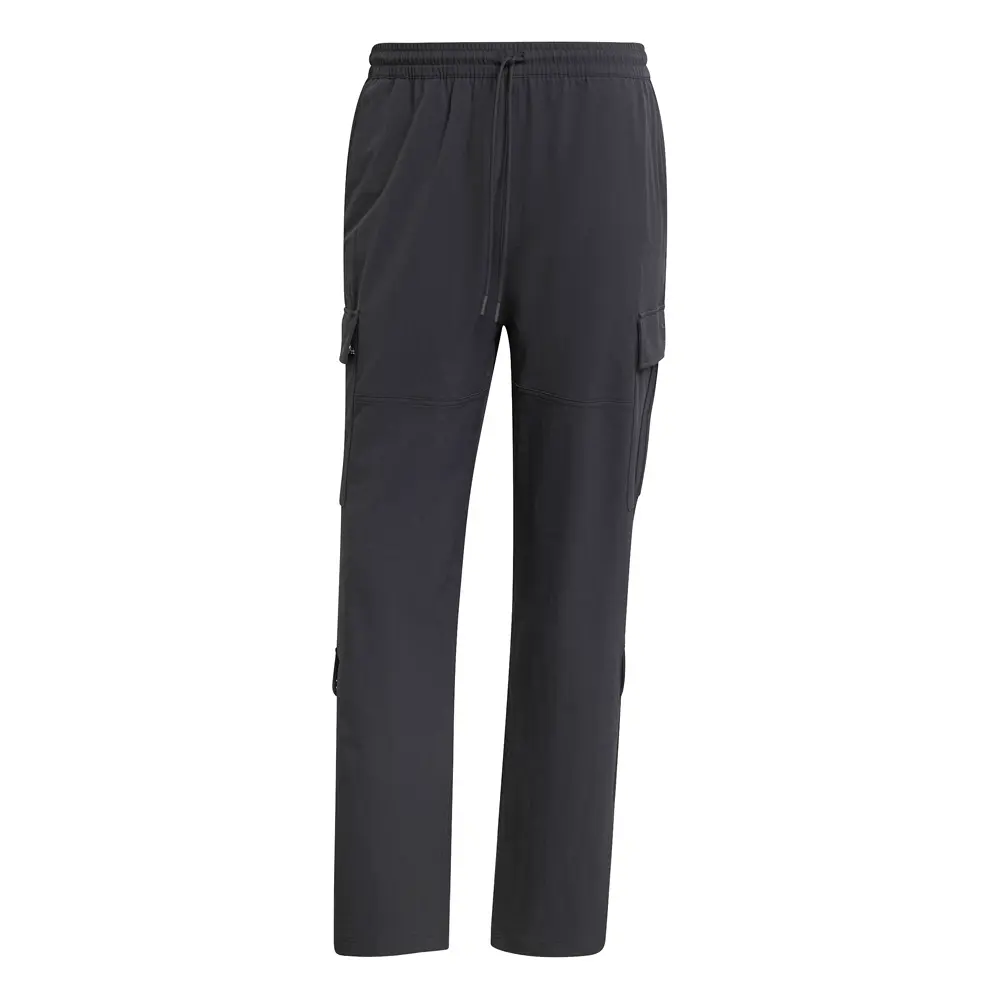 adidas Mens Quad Cargo Trousers Casual - Black adidas Mens Quad Cargo Trousers Casual - Black
