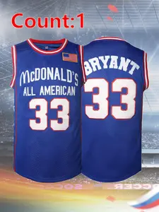 Men's Basketball Jersey, Loose American Style Basketball Vest, Breathable Basketball Jersey for Outdoor Sports, Basketball Clothing for All Seasons