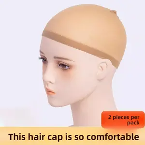 Wig net cap reinforced, thick hair volume, high elasticity, breathable mesh cap