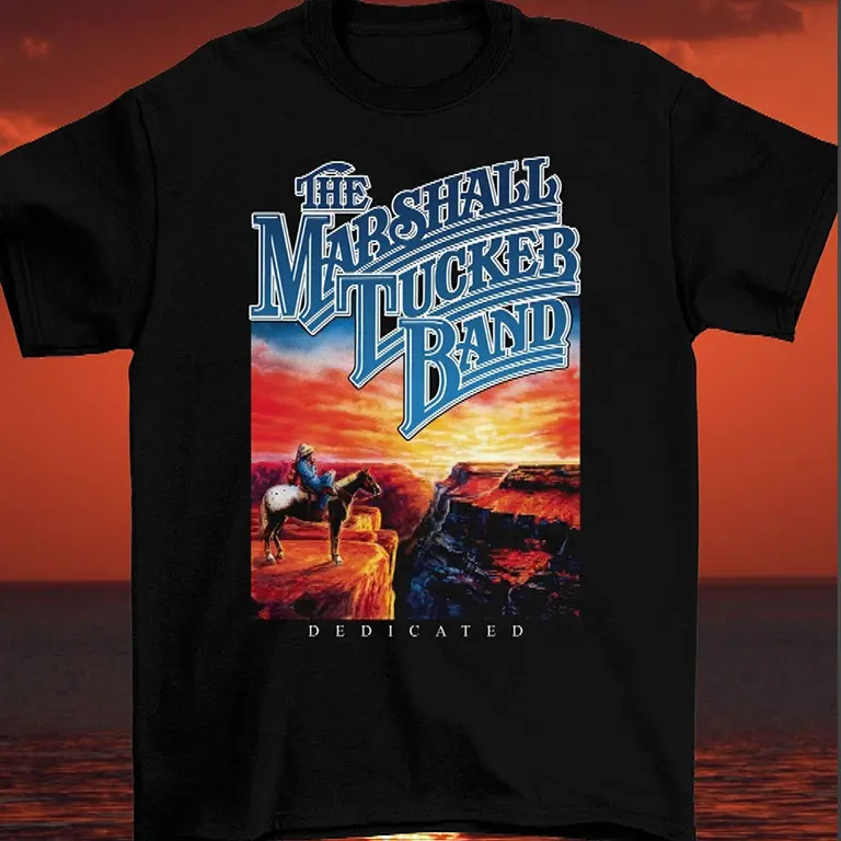 THE MARSHALL TUCKER Band Shirt Classic Black Unisex