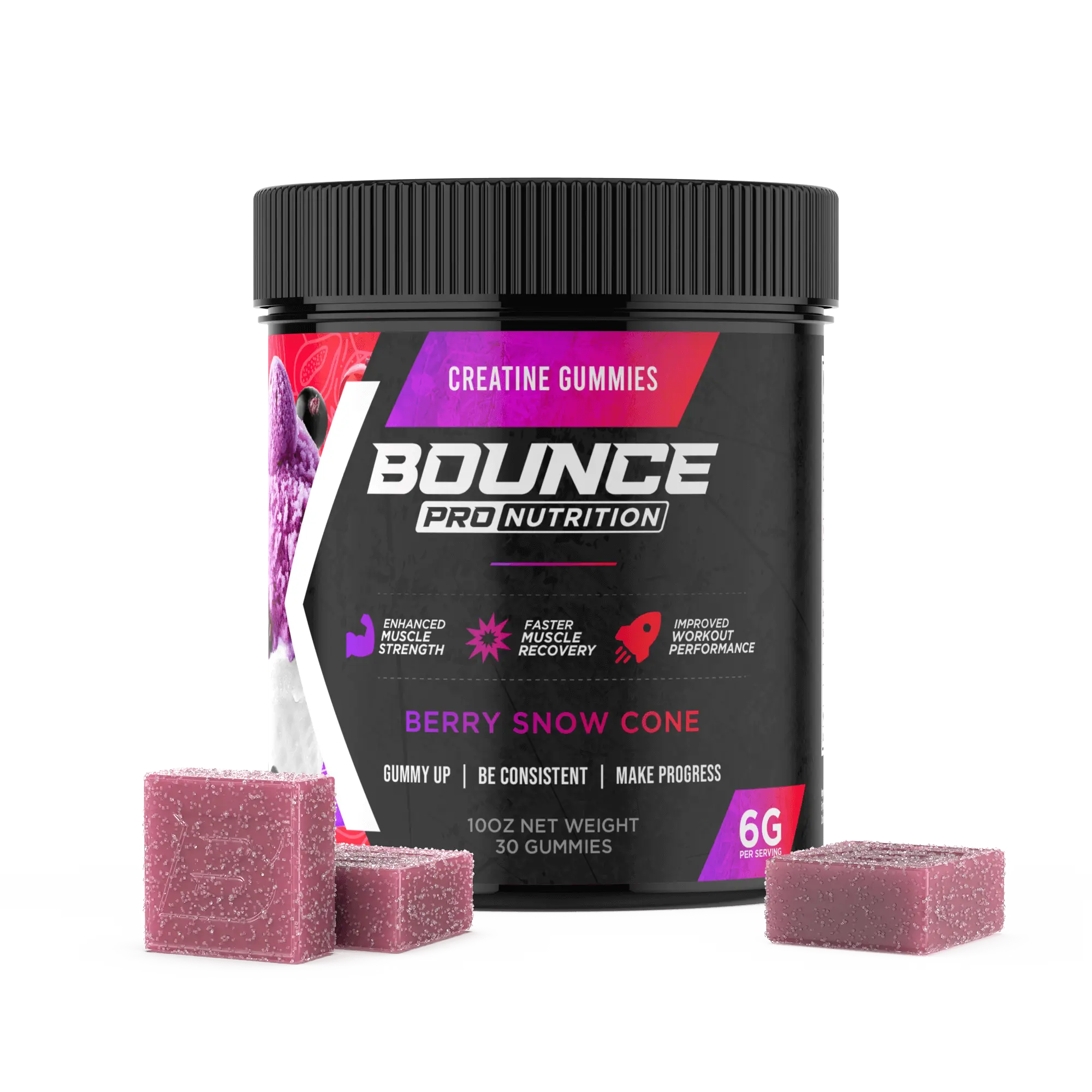 Creatine Gummies - Berry Snow Cone