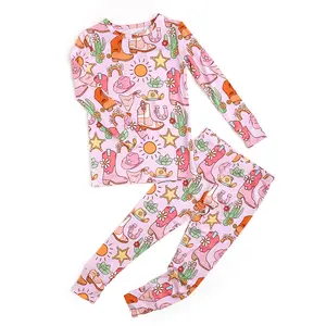 Lainey TWO PIECE - NO BUTTON Cartoon Print Pajama