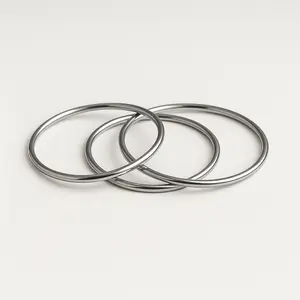 Minimalist Bangle – Silver & Gold Stackable Everyday Bracelet for Clean Girl Aesthetic