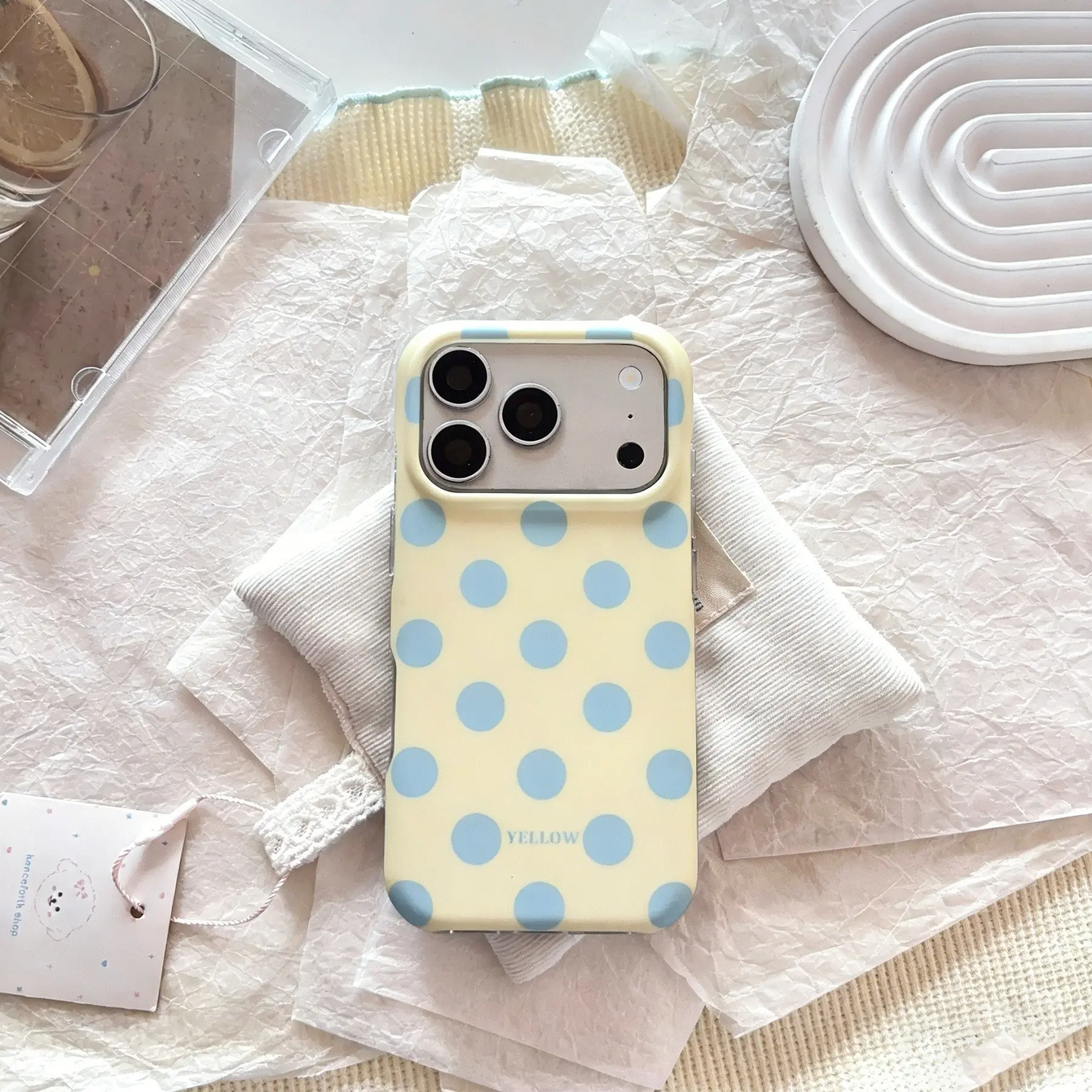 Half-Encased Five Color Polka Dot Phone Case for Apple iPhone 17 Pro Max, Cute Fashionable Cover for Girls & Boys, Protective Shell - TikTok Shop Half-Encased Five Color Polka Dot Phone Case for Apple iPhone 17 Pro Max, Cute Fashionable Cover for Girls & Boys, Protective Shell - TikTok Shop
