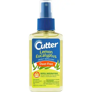 Cutter Lemon Eucalyptus DEET-Free Pump Spray, 4 oz Mosquito & Insect Repellent for Home Pest Control