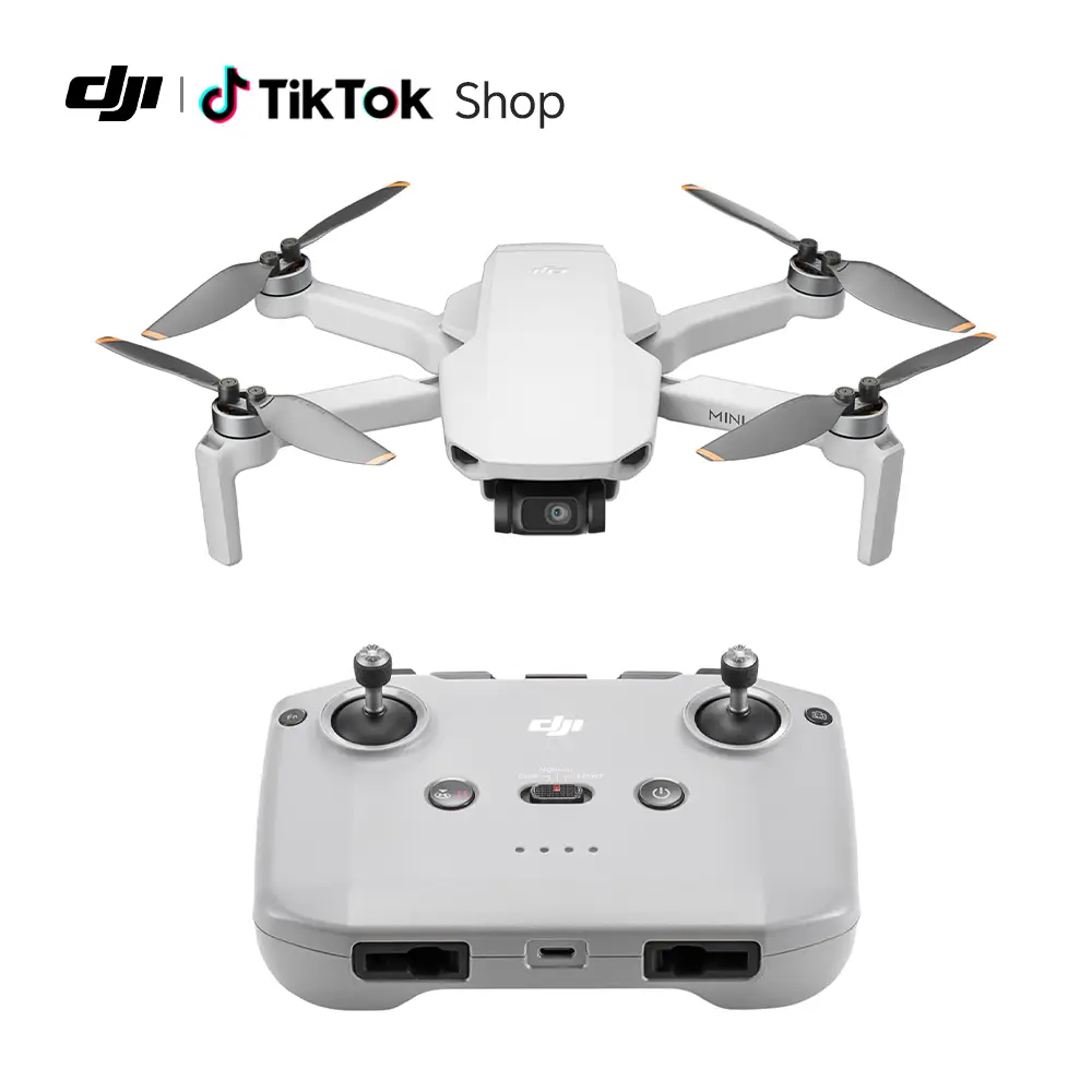 DJI Mini 4K, Drone with 4K UHD Camera for Adults, Under 249 g, 3-Axis Gimbal Stabilization, 10km Video Transmission, Auto Return, Wind Resistance, 1 Battery for 31-Min Max Flight Time