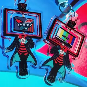 Hazbin Hotel Vox Keychain