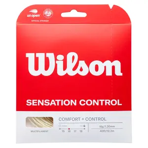 Sensation Control 16G Tennis String Natural