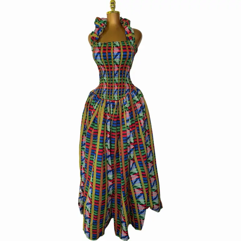 DUCHESS HALTER MAXI DRESS
