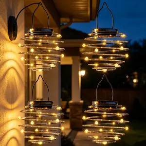 4 Pack Waterproof Solar Decoration Lantern Hanging Outdoor Lanterns,Decorations Light 60LED Waterproof Solar Pineapple Light Outdoor for Garden,Yard Porch Lawn Backyard Landscape Pathway Patio Outside Gardening,Outdoor Hanging Light,SummerVibes