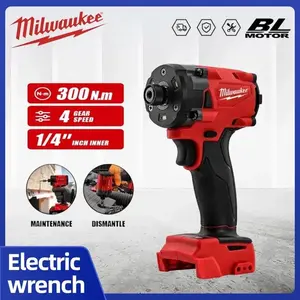 Milwaukee Cordless Impact Portable Driver 18V Lithium Battery Brushless High Torque Impact Drill