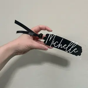 Personalized Name Bookmark | Custom Acrylic Bookmark | Booktok | Gifts for Book Lovers | 2024 Reading Challenge | Bookish Personalized Gift