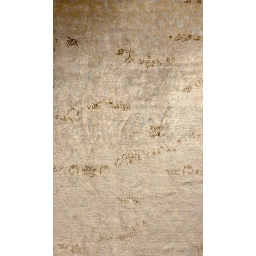 701 - Indian Tibet Fine Hand-Knotted Bamboo Silk  Rug