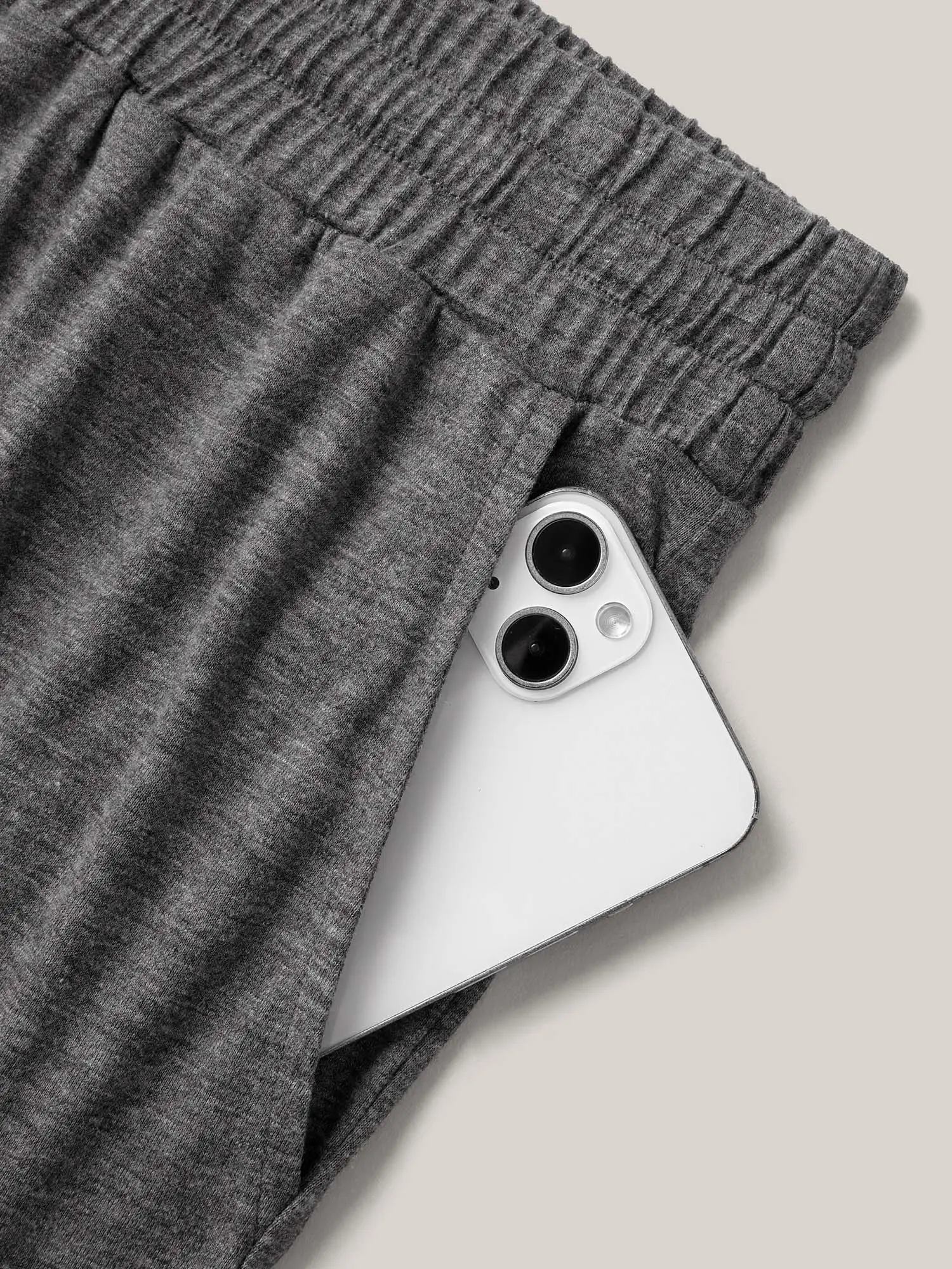 【Easter's Haul】【Tummy control】Bloomchic Mixed Color Knit Drawstring Loungewear Bottoms thick thigh work outfits baggy wide leg sweatpants camo pants pantalones de mujer Wideleg Casual