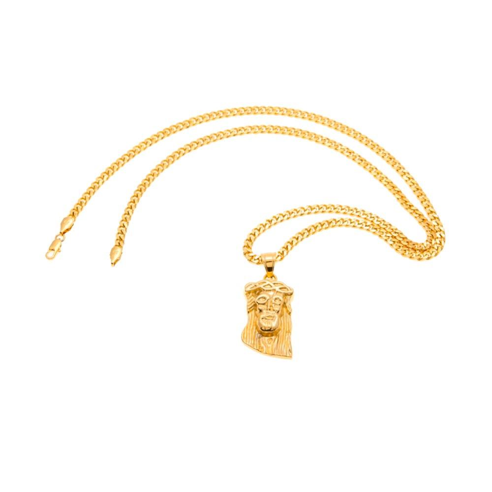 Stainless Steel Jesus Pendant Unisex Jewelry