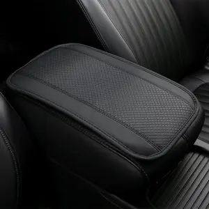 Car Center Console Armrest Pad, PU Leather Car Armrest Pad, Universal Car Interior Decoration Accessories for Women & Men, Automotive Interior Cushion for Car Armrest, Vehicle