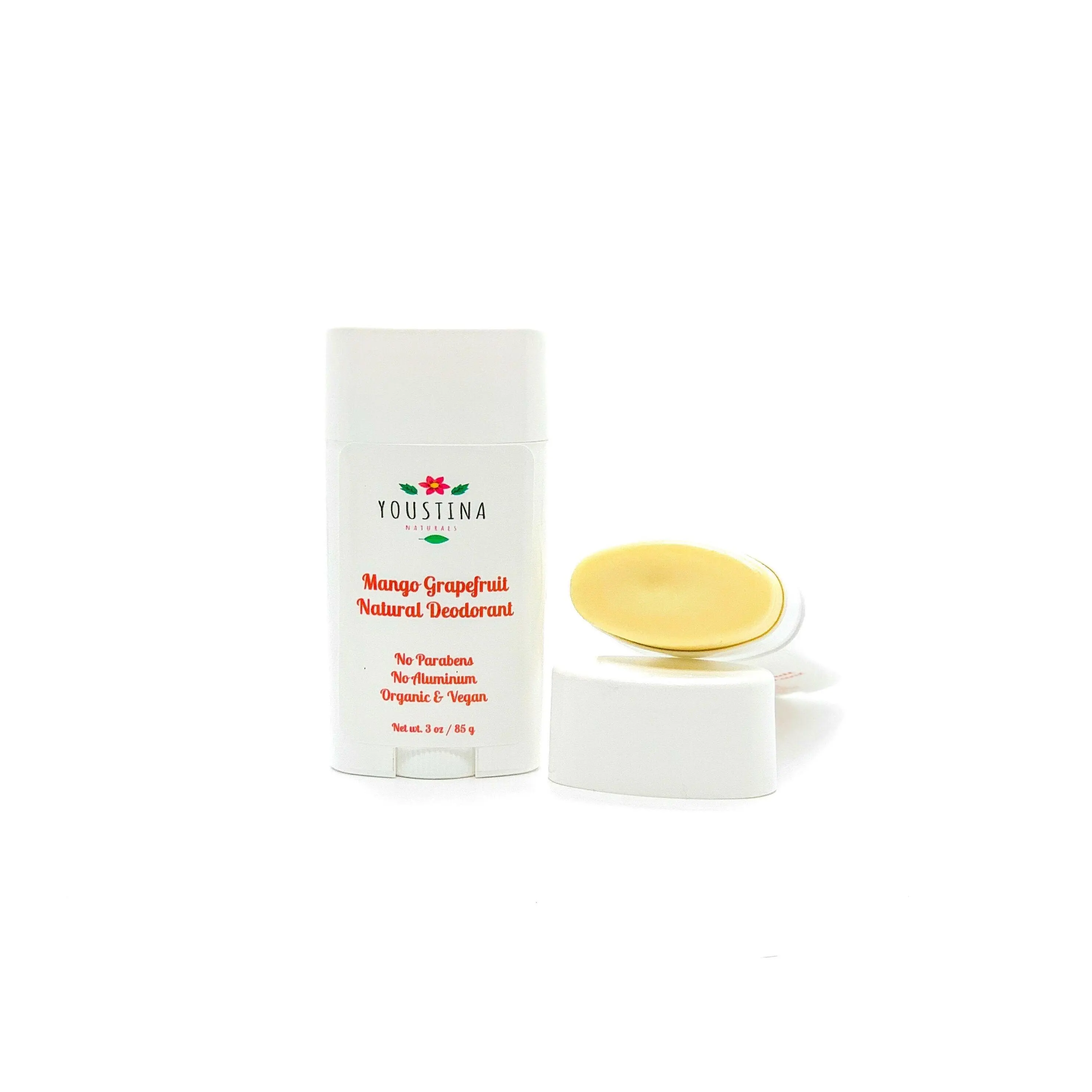 Vegan Natural deodorant- Organic Deodorant with Mango Grapefruit