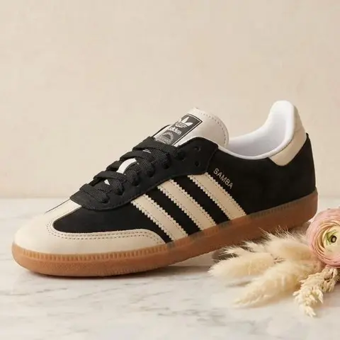 adidas Samba OG Black Wonder White IE5836 Women's Fashion Shoes New