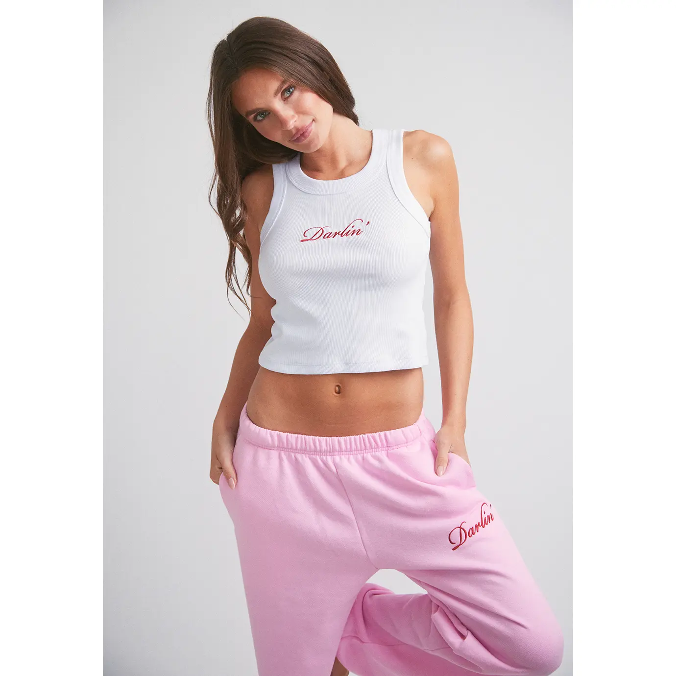 Signature Plush Sweatpants - Blush