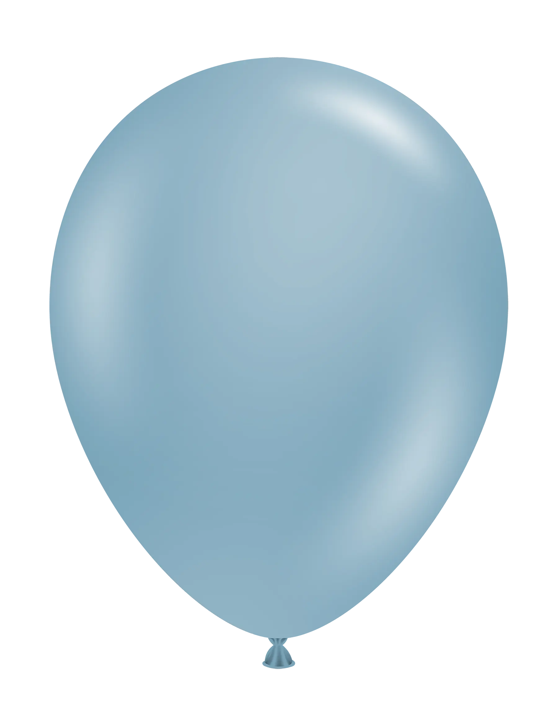 TUFTEX Designer Balloon, 11 in Blue Slate, 100 pcs Biodegradable No See Through Party Decor Balloons for Festive Events
