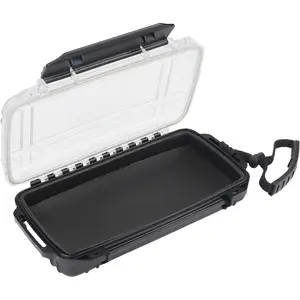 Waterproof Dry Box for Kayaking, Boat, Phone - Small Container, Watertight Storage Case for Diving (Black)