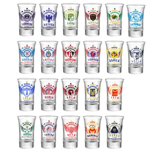 Papá Chingón Liga Mx Glass Tequila Shot 1.5 oz. Papá Chingón Futbol Soccer Gift
