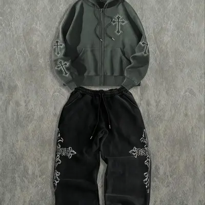 True Religion Hoodie Outfit Grey TikTok Shop