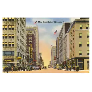Main Street, Tulsa Postcard