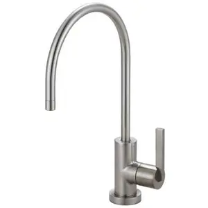 212 MAIN Contemporary Deck Mount Solid Brass Continental Water Filtration Faucet - Satin Nickel, Ceramic Valve