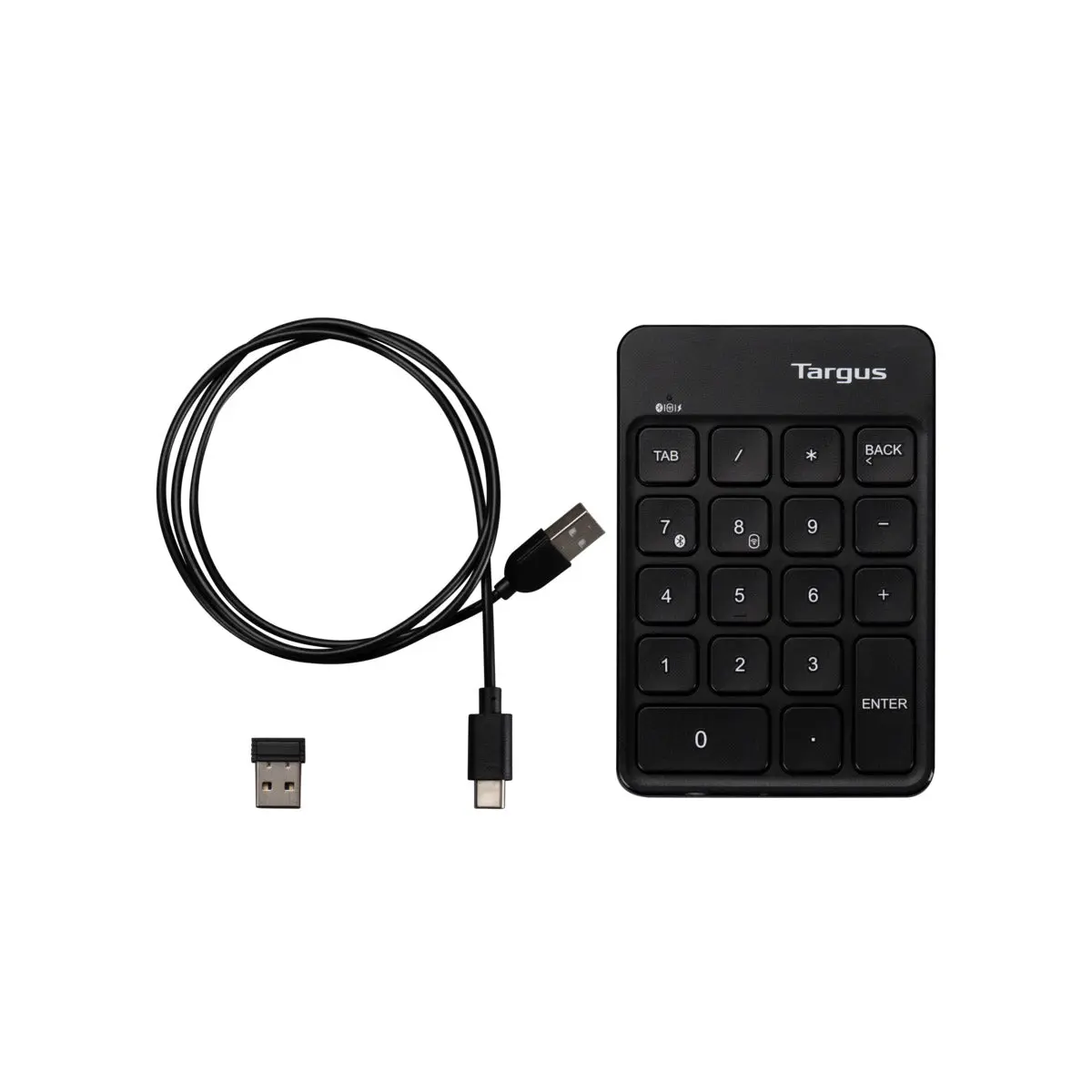 EcoSmart Bluetooth Mini Numeric Keypad - Wireless Cable-Free Compact Numeric Pad for PC/Office Equipment, Enhances Efficient Data Input