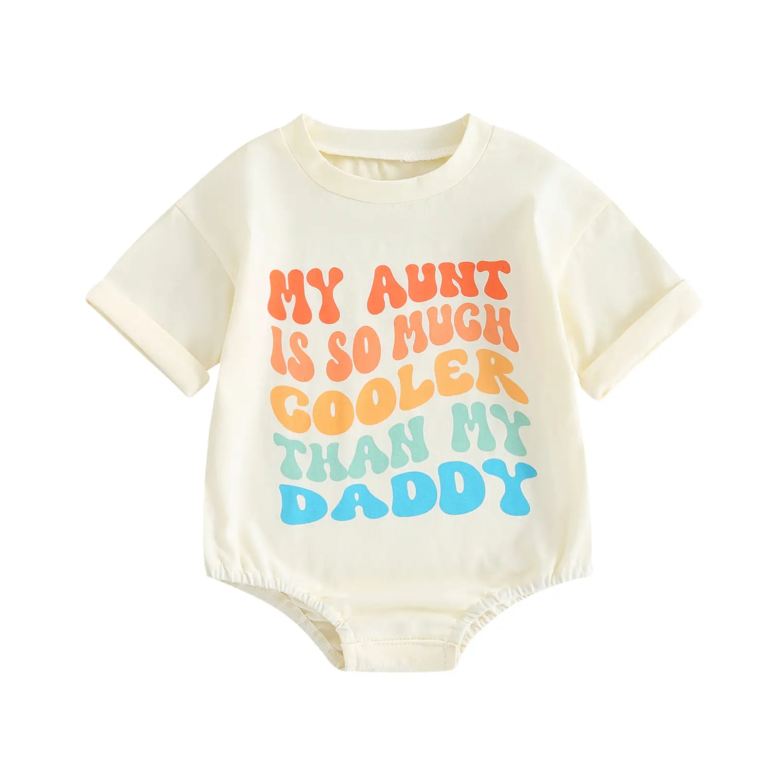 Baby Boy Girl Summer Clothes My Aunt is So Cooler Than My Daddy/Mommy Romper Sweatshirt Onesie Gift Form Auntie