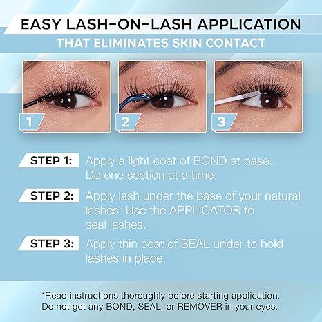 Ardell Seamless Underlash Extensions - Fauxmink L Curl, Up To 5 Applications, 32 ct, 1-pack